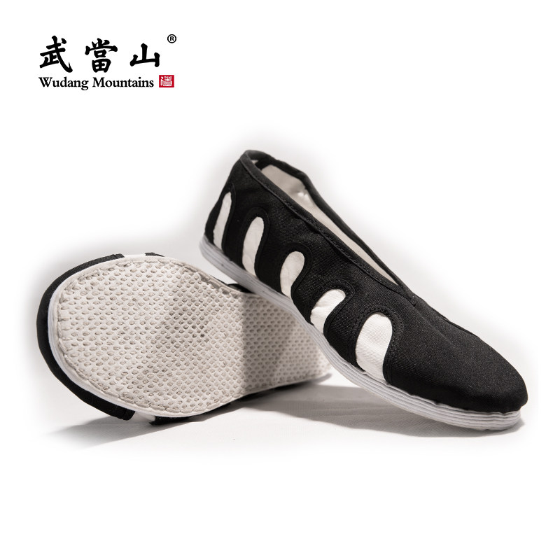 道士武当山传统手工布鞋十方武术太极练功复古太极鞋