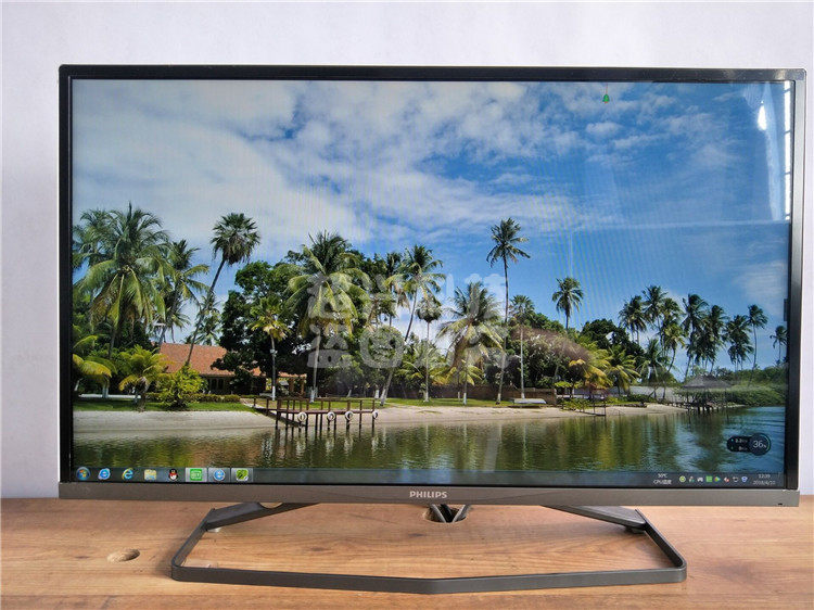 飞利浦322c6q32寸显示器ips护眼屏白黑色27寸24寸显示器
