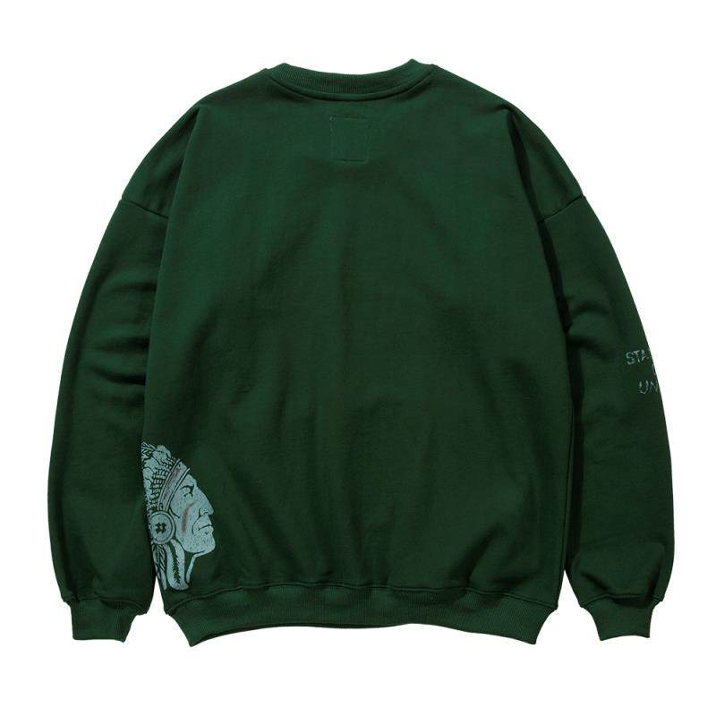 madnessmdns日系余文余文乐乐同印第安卫衣男复古宽松卫衣