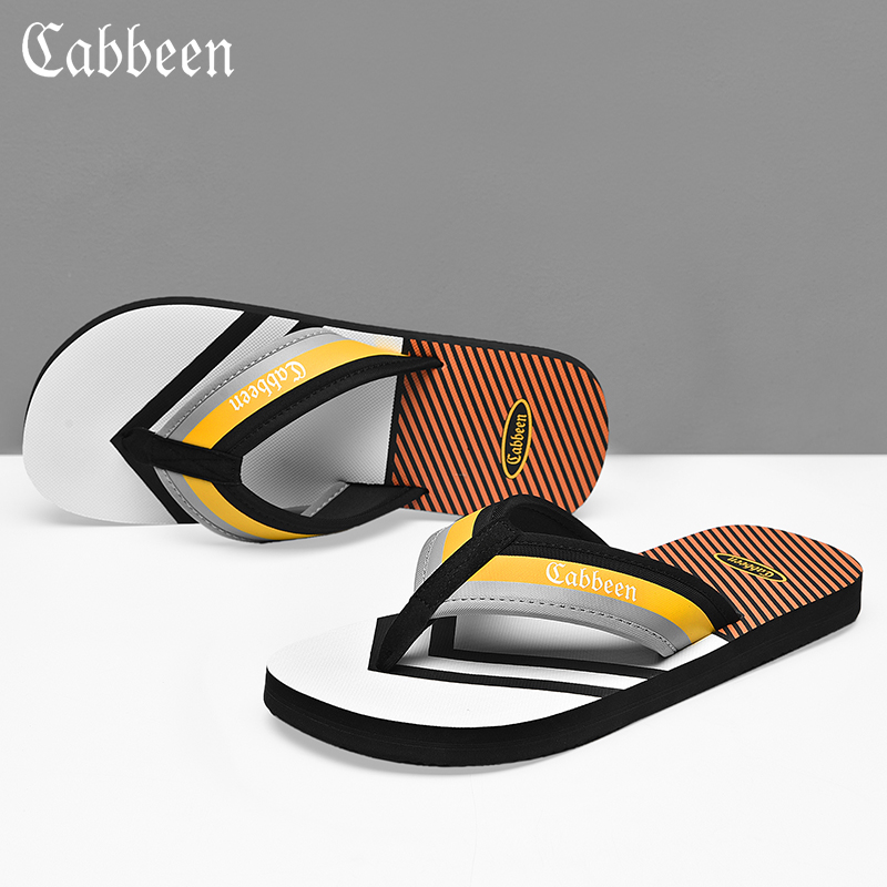 卡宾夏季人字拖男士夹脚拖鞋男防滑软底凉鞋外穿2022年新款沙滩鞋