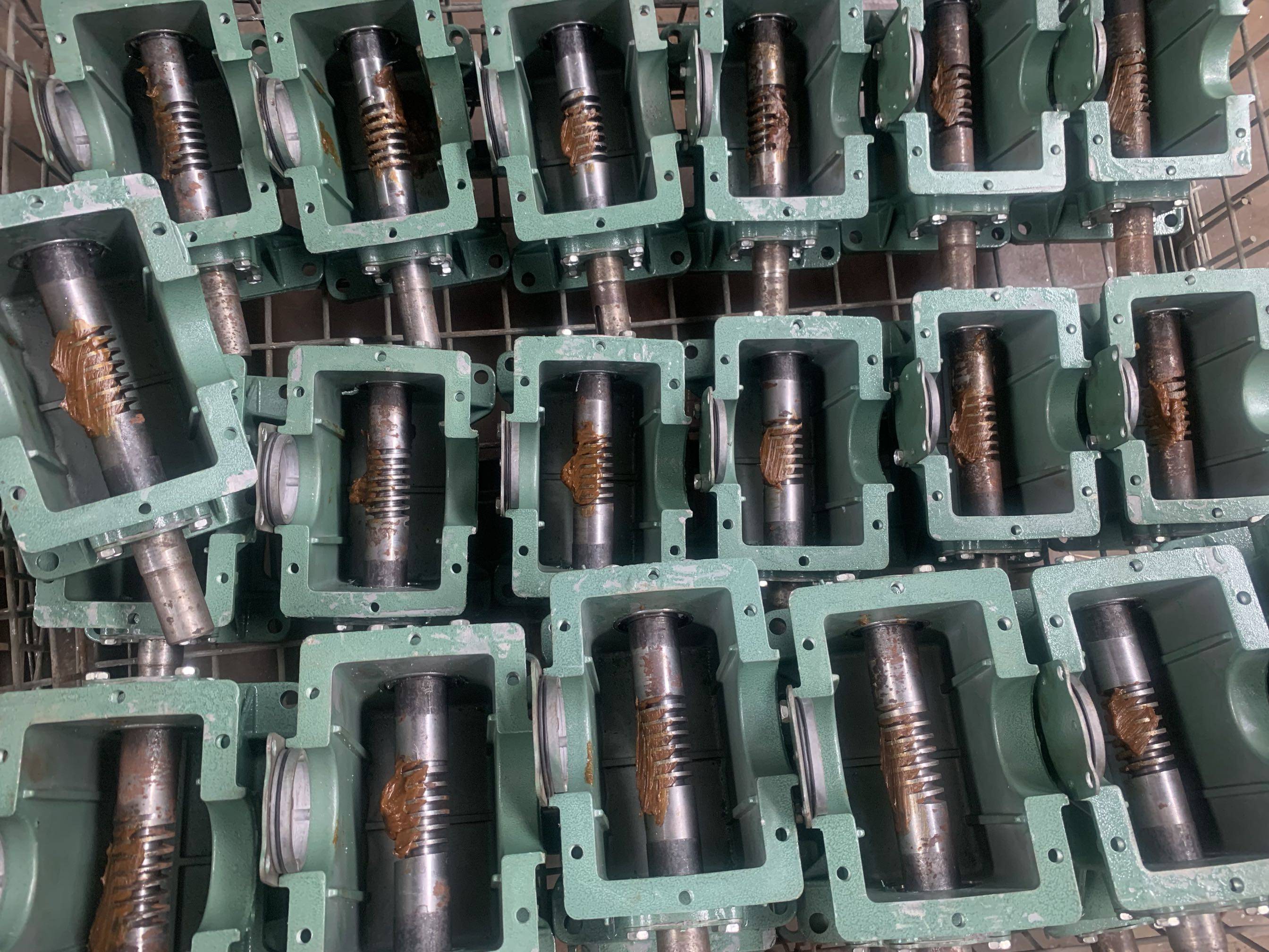 减速器蜗杆蜗轮传动轴变速齿轮箱减速机配件卷扬机很耐磨蜗轮蜗杆_双