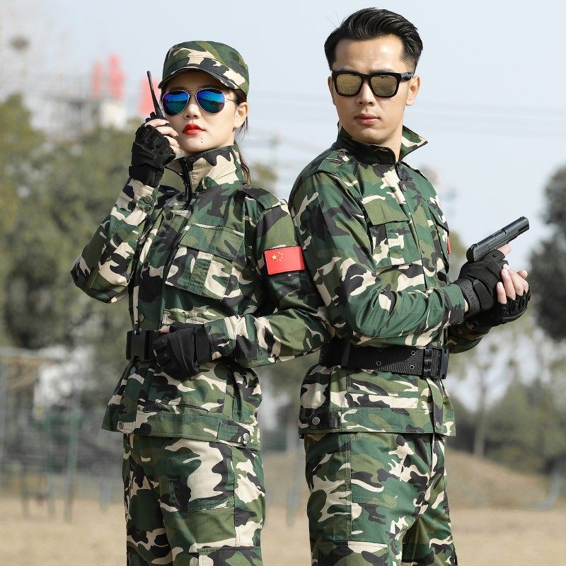 套装军装春秋军训服军迷服耐磨结实防刮工作服作训外套