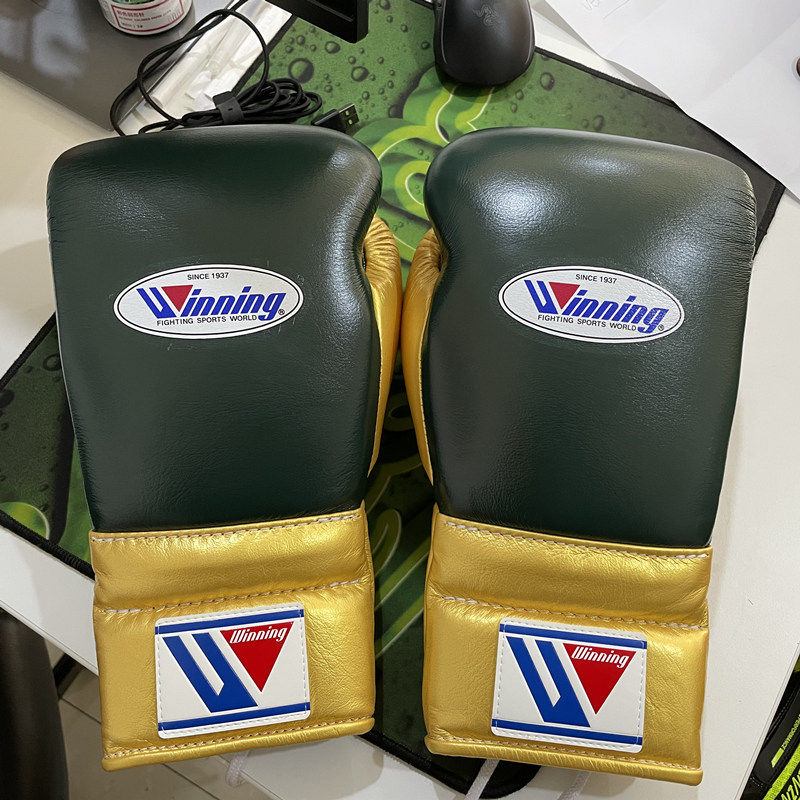 winningboxing高端职业专业拳击格斗泰拳比赛训练拳击手套