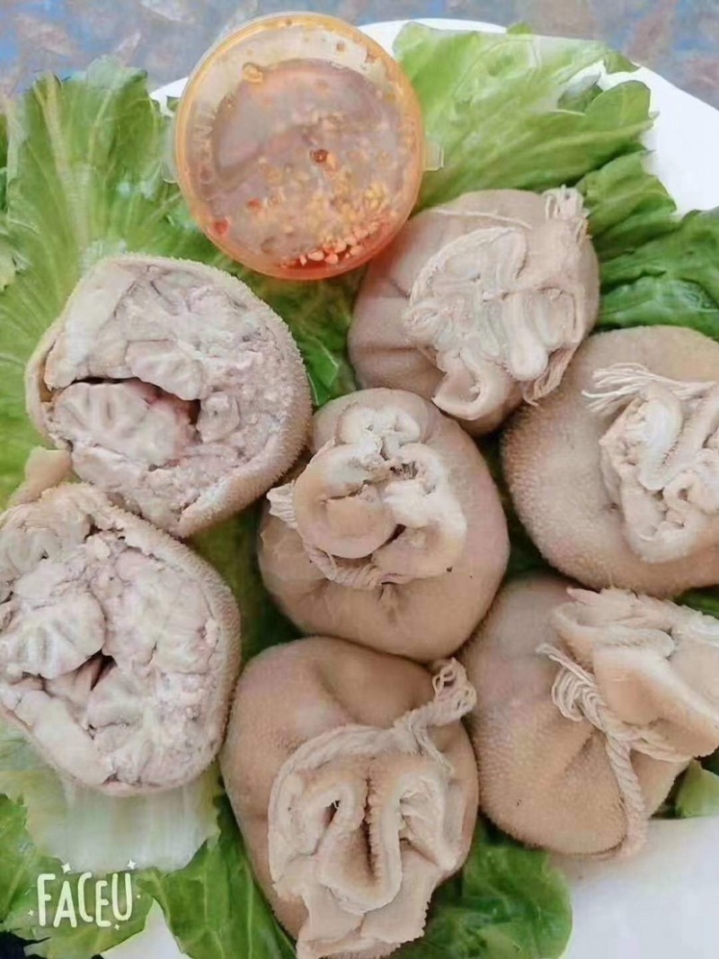 肚包羊肉内蒙内蒙古古羊2斤羊肚包吃播美美食生羊肉