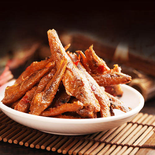 步步为赢浅海海鱼鱼仔60g香辣麻辣毛毛鱼干小包即食鱼零食