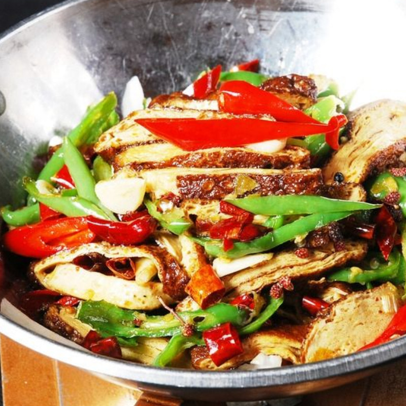 豆腐豹皮虎皮餐饮特色半成品食材豆制品酒店饭店其它