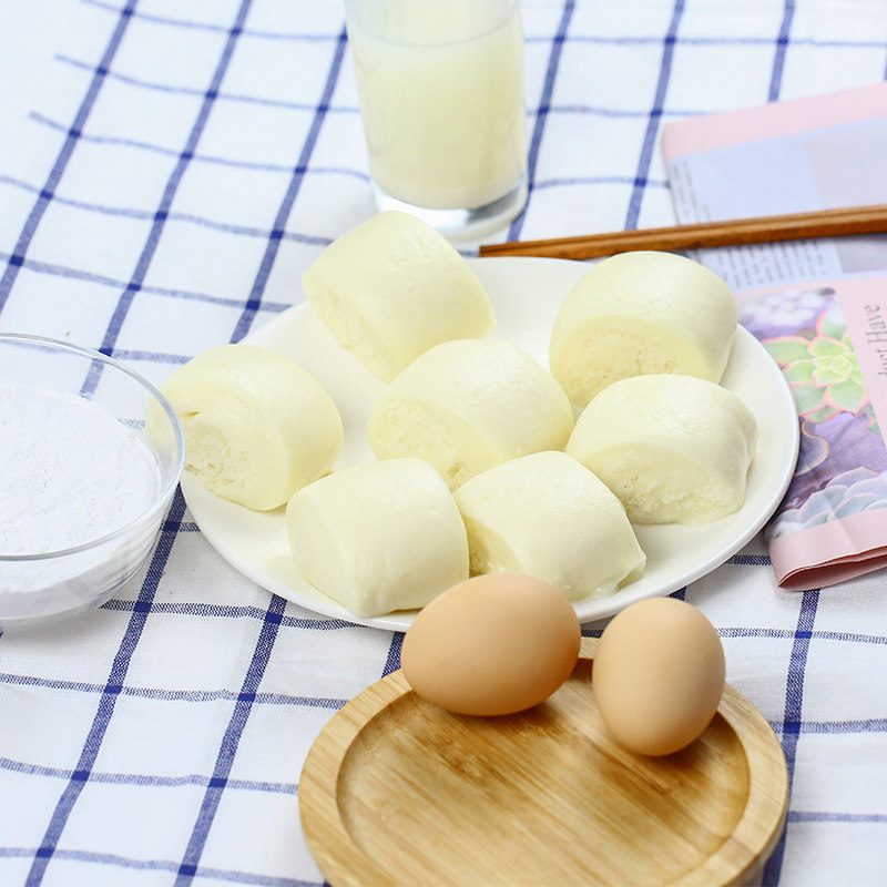 馒头三全蛋奶奶香小刀鸡蛋48个黄金早餐小馒头包点