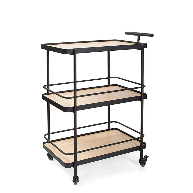 欧式轻奢酒水茶水水车移动餐车蛋糕甜品推车餐车