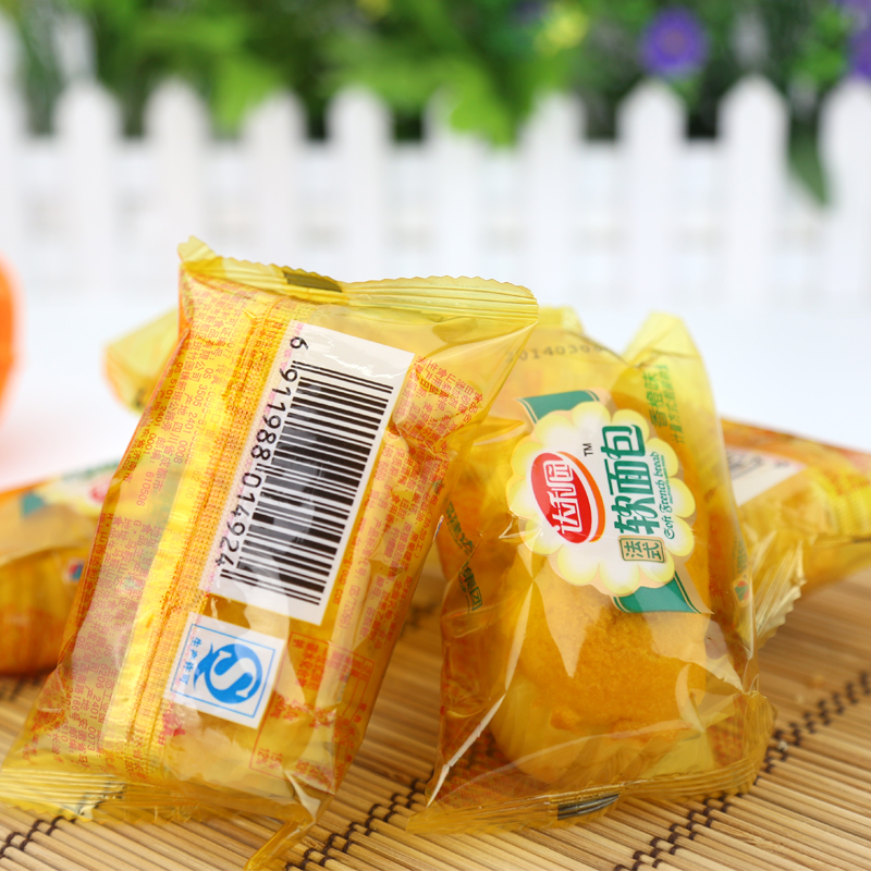 达利园法式软面包香奶香橙味200g*3包早餐小面包散装糕点零食