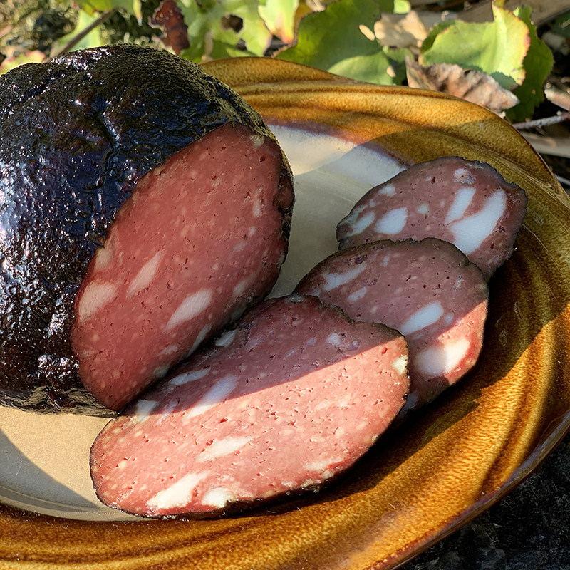 贵州特产 血豆腐农家自制 湖南猪血丸子柴火烟熏制豆腐干腊肉配菜