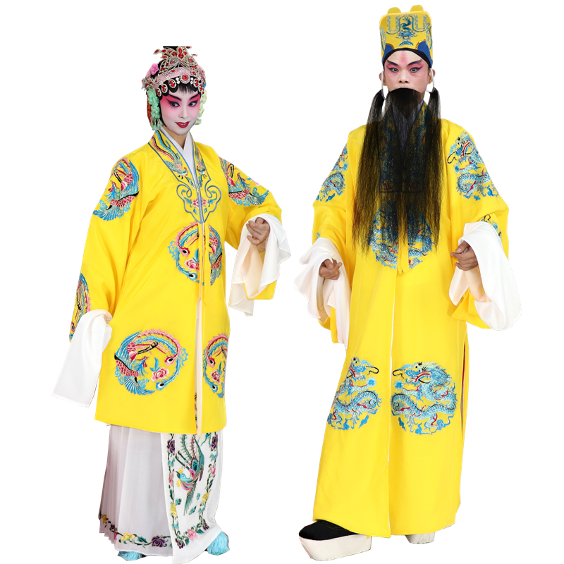 戏曲上龙十团凤裙皇上服装腰包凤袍贵妃皇后娘娘民族服装