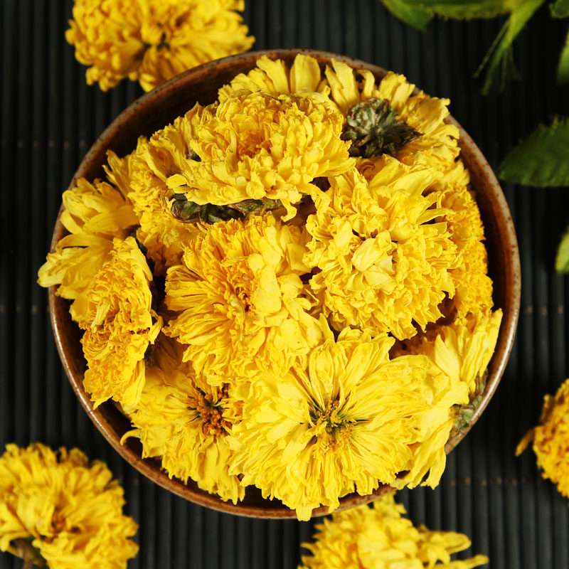 菊花茶500g清热去火特级黄山贡菊花茶黄贡菊黄菊花胎菊王批发散装