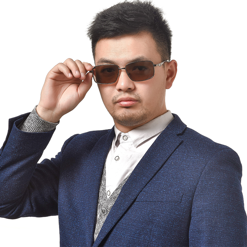 水晶眼镜男款爸爸墨镜中老年水晶石太阳镜护目遮阳养目石头镜9901