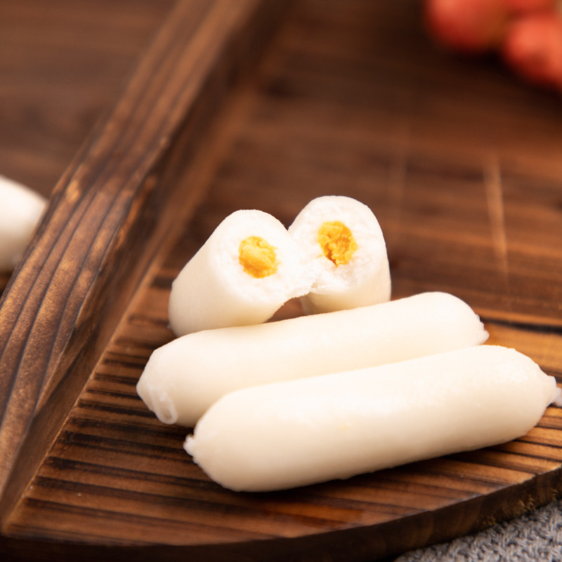 年糕蛋黄厨世500g韩式夹心部队火锅食材咸蛋年糕