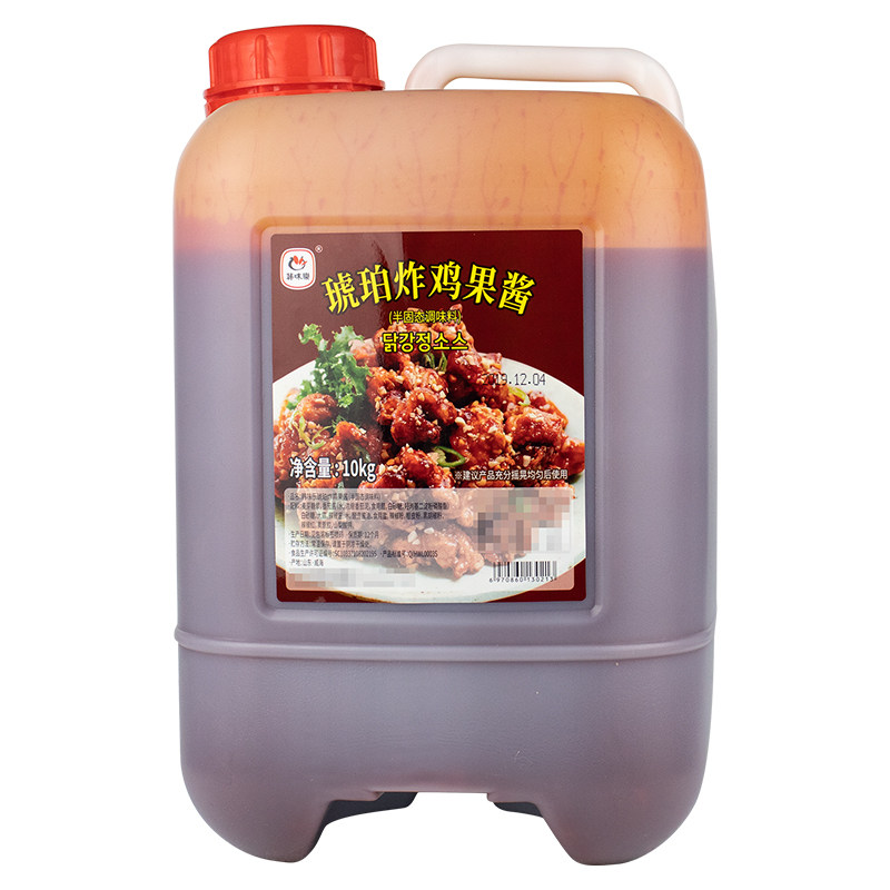炸鸡韩味乐琥珀果酱10kg大桶商甜口微辣裹酱淋酱酱类调料