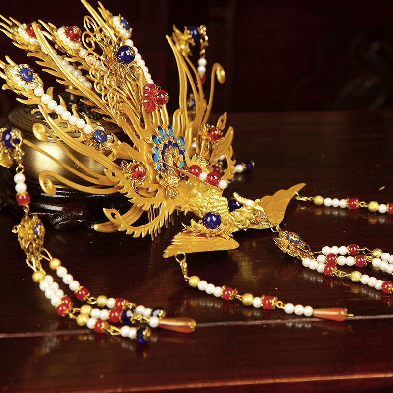 古代假发发饰皇后头饰宫廷大气流苏发簪中式发饰