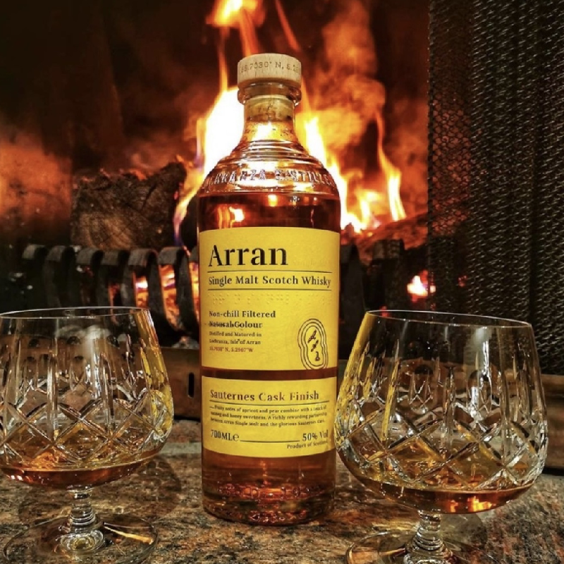 艾伦苏玳桶限量arran苏格兰原瓶进口行货单一麦芽威士忌