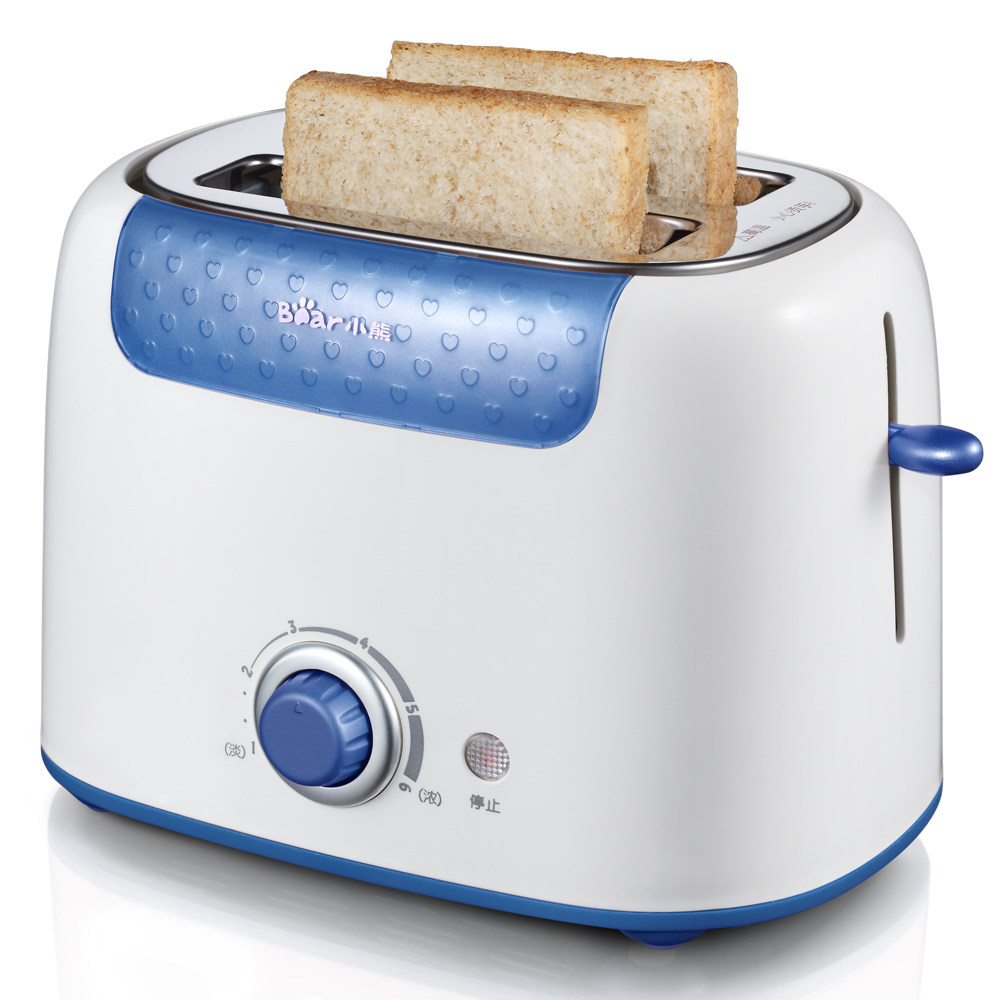 小熊多士炉吐司机烤面包机家用全自动2片土司加热早餐机面包片机 - 小