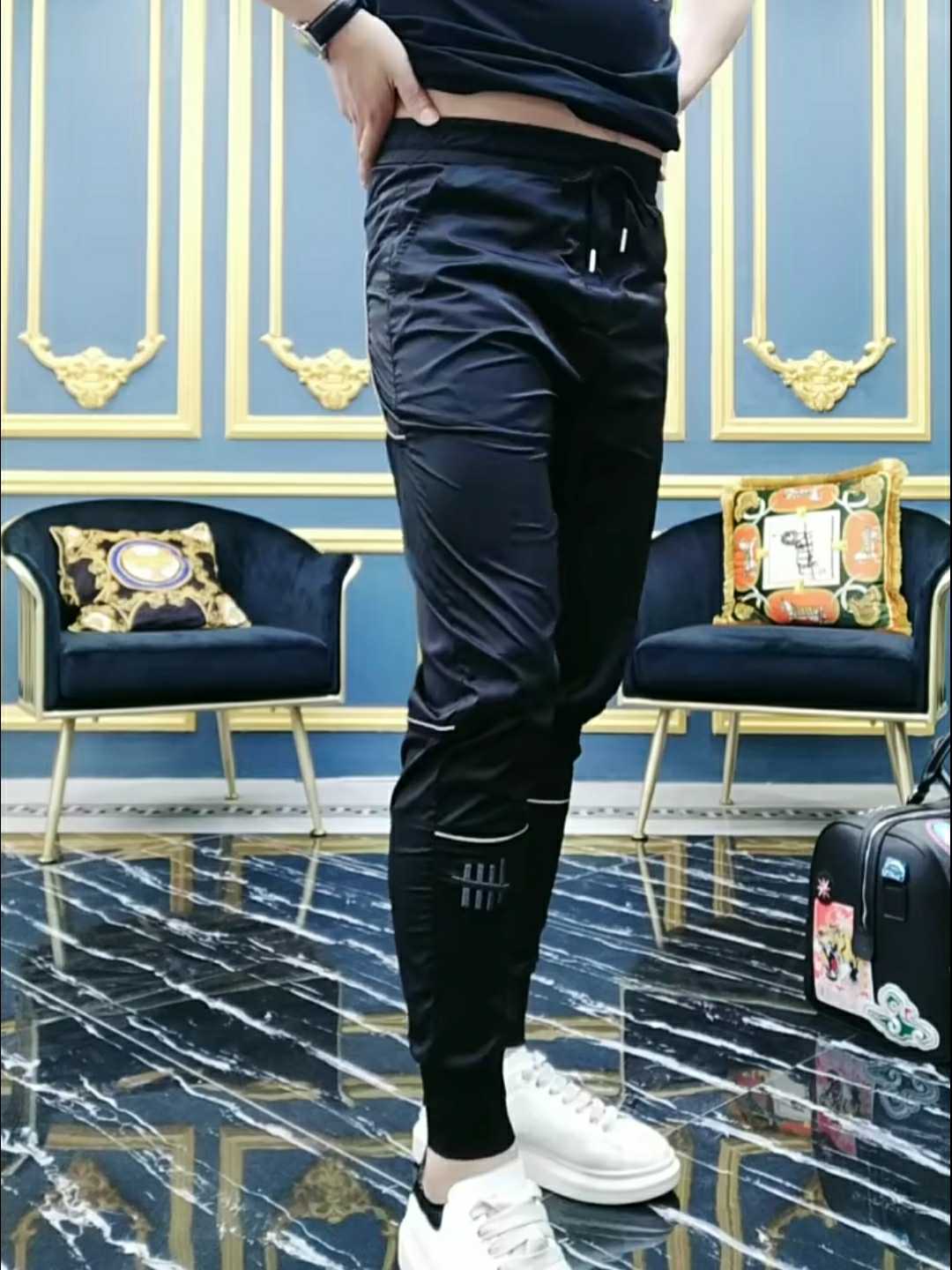 9233夏季速干薄款帅气运动裤男潮流裤气质长裤韩版卫裤潮休闲裤子