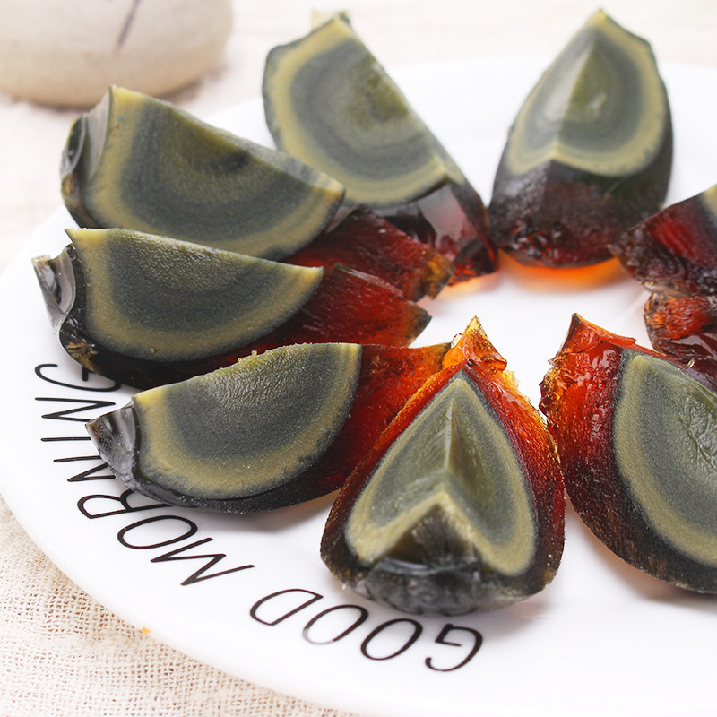 皮蛋松花蛋无铅工艺绿然20枚新鲜鸭蛋溏心沙心松花