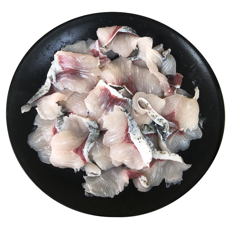 淡水鱼片鱼肉火锅新鲜胖头鱼片花鲢鱼片当天现杀现片500g生鲜水产