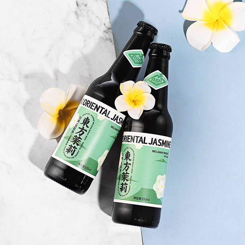 国产赤耳精酿东方茉莉比利时风格小麦白啤酒啤酒组合啤酒