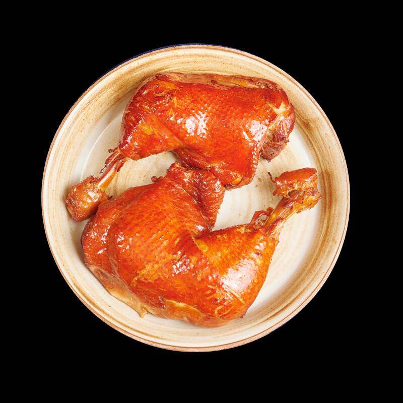 鸡腿烟熏东北酱菜老式熏味大腿熟食小吃即食鸡熟食