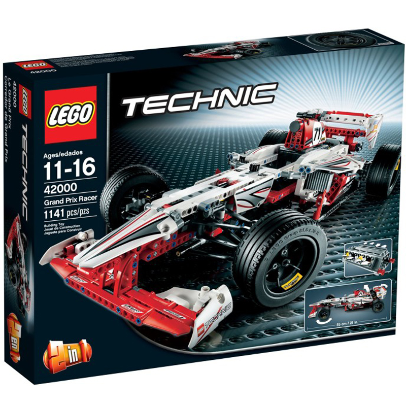 乐高lego方程式赛车42000科技机械超级跑车拼装积木