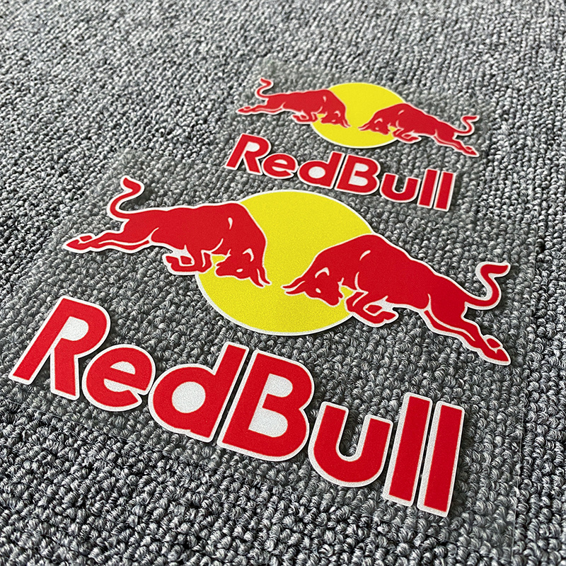 红牛redbull赞助商logo反光汽车电动摩托车划痕改装车汽车装饰贴