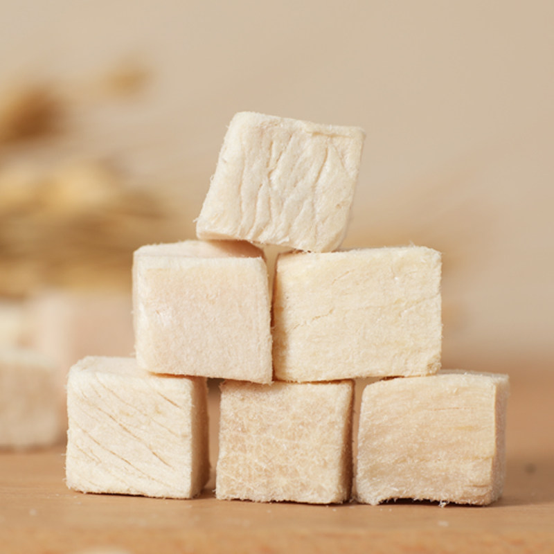 冻干鸡肉500g1斤猫咪零食猫粮鸭肉鸡胸肉粒猫咪特色零食