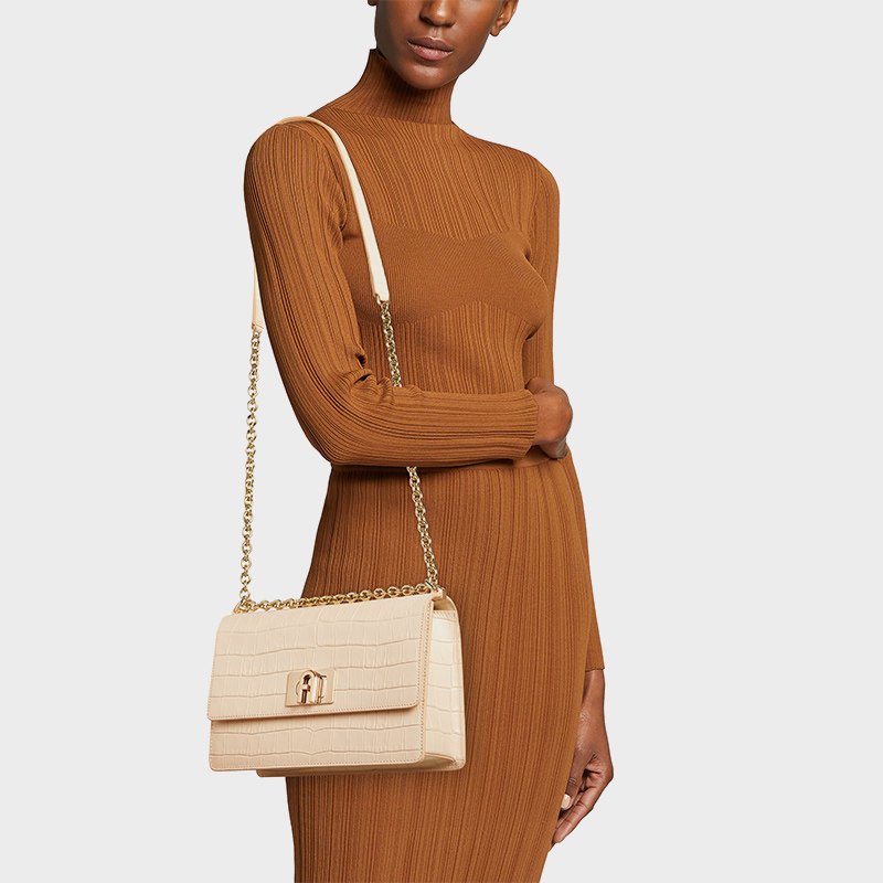 furla芙拉1927经典热卖春夏女士鳄鱼小号斜挎包通用款女包