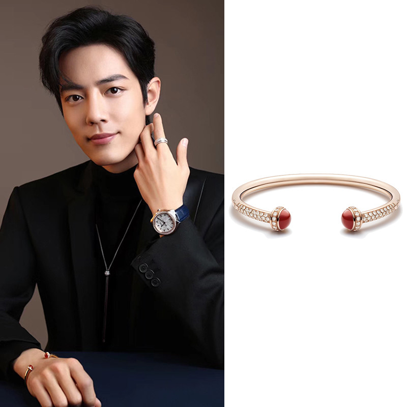 肖战同手镯代言手链纯银原创设计ins陈情周边手镯