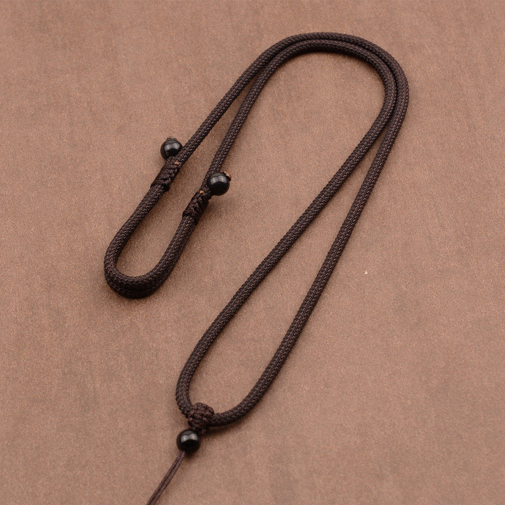 fujinyi手工编织项链绳子平安扣玉佩翡翠玉牌吊坠挂绳男女挂件绳