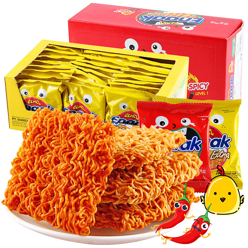 gemezenaak小鸡面24包 网红印尼进口零食 干脆面干吃点心面掌心脆