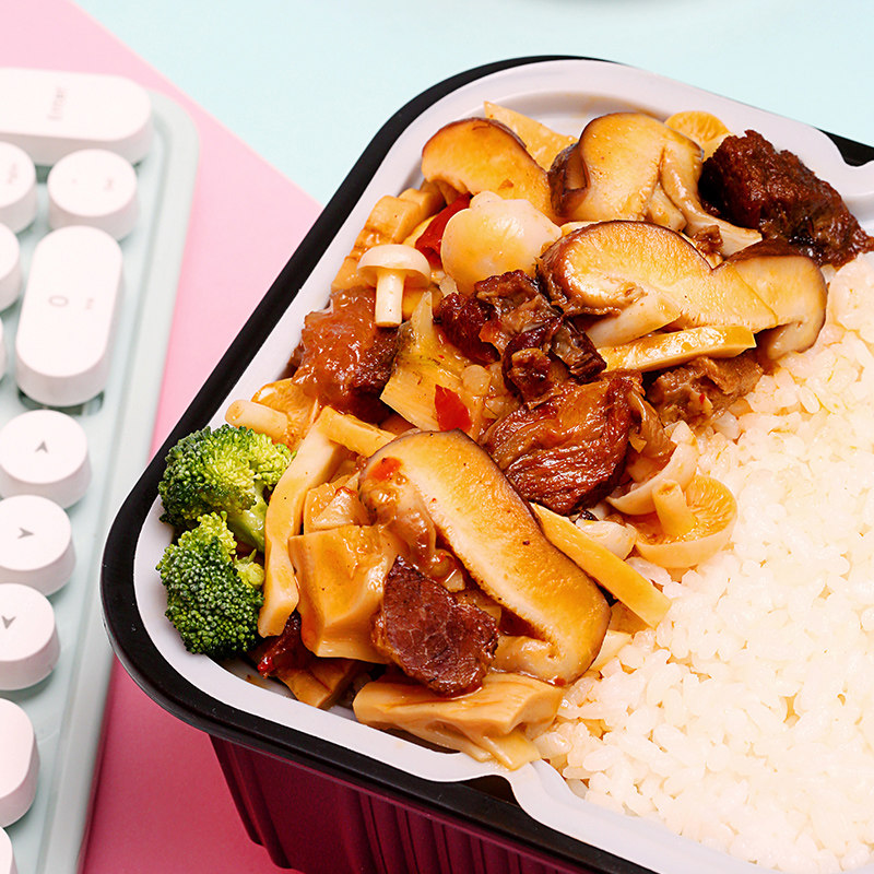 时尚自热米饭一箱卤肉方便快餐即食便当盒饭方便米饭