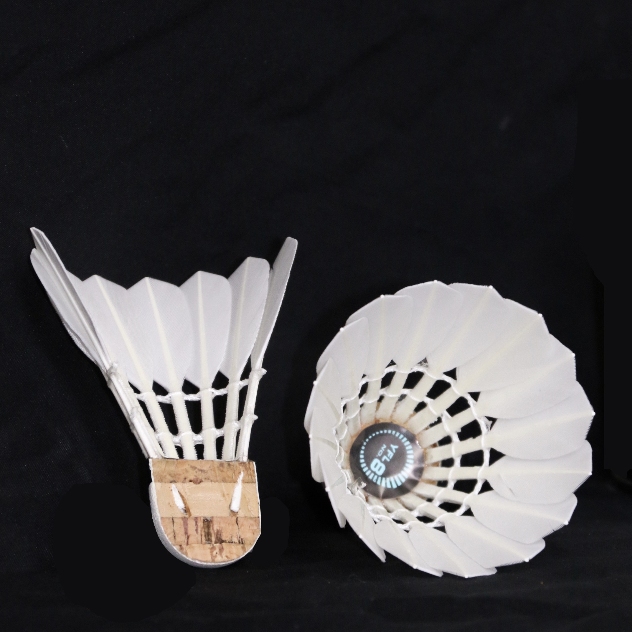 yfl羽福来羽毛球no8鹅毛刀翎一级软木三拼球头羽毛球