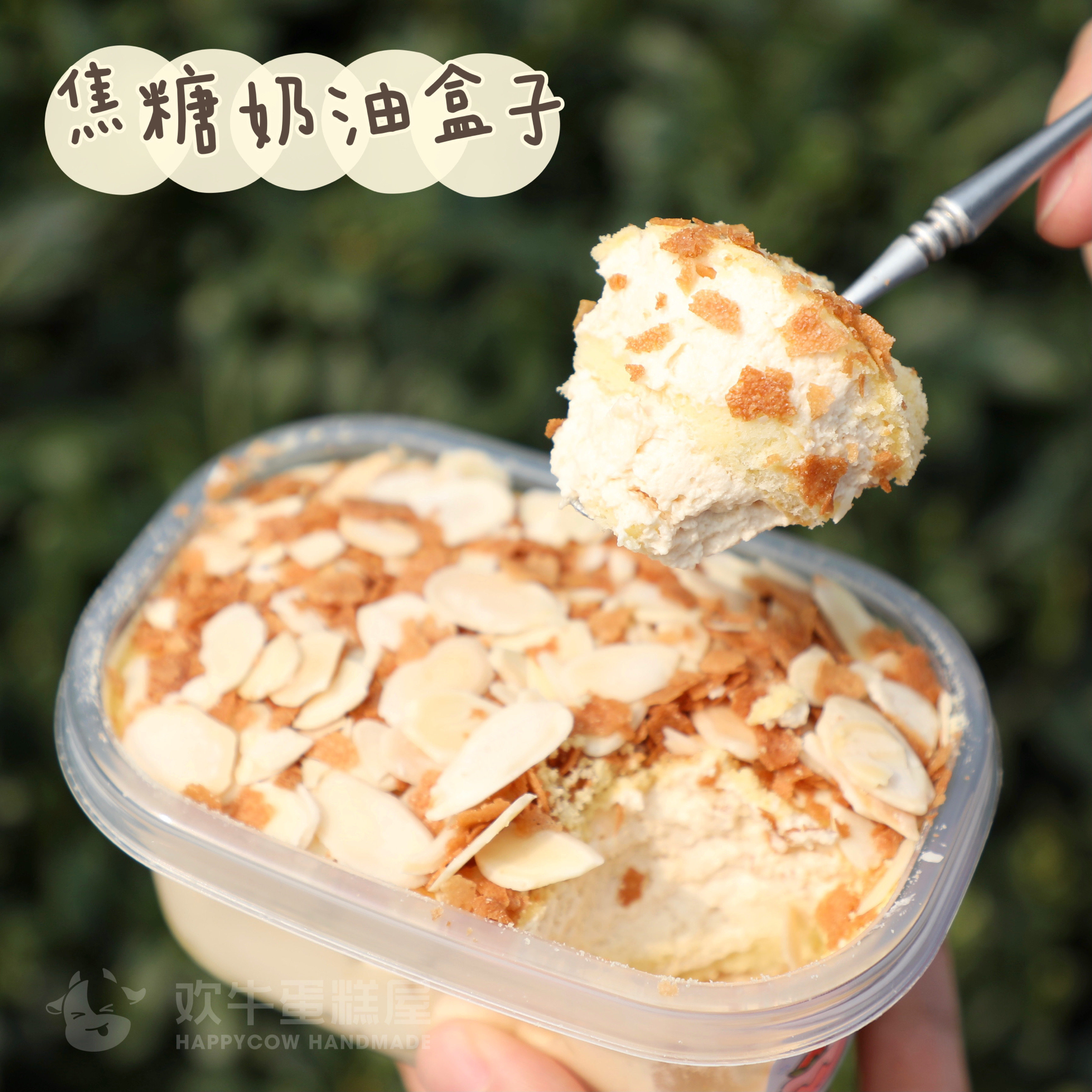 奶油焦糖盒子咸甜口感网红零食糕点甜品欢牛传统西式糕点