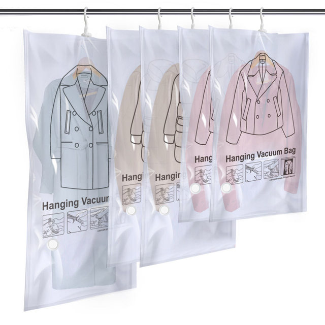 Down jacket hanging air vacuum compression bag coat finishing artifact home cotton clothing clothes storage bag Down jacket hanging air vacuum compression bag coat finishing artifact home cotton clothing clothes storage bag
