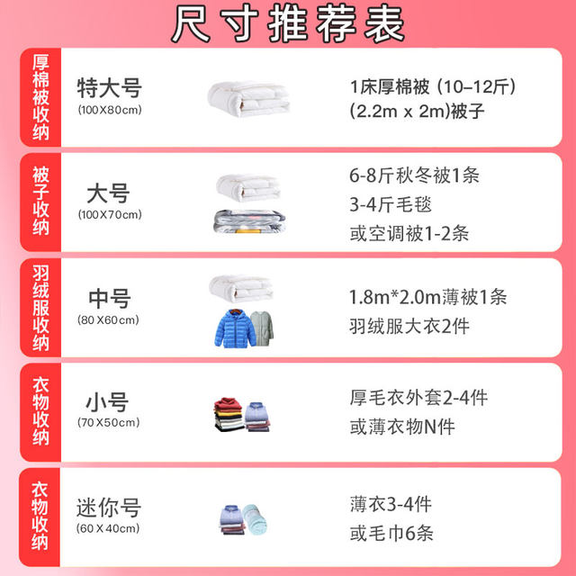 Air pumping vacuum compression bag storage bag large cotton quilt clothing finishing bag quilt storage artifact bag Air pumping vacuum compression bag storage bag large cotton quilt clothing finishing bag quilt storage artifact bag