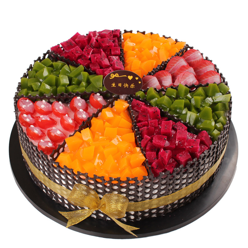 蛋糕模型仿真2022新款网红水果生日蛋糕橱窗摆设仿真水果