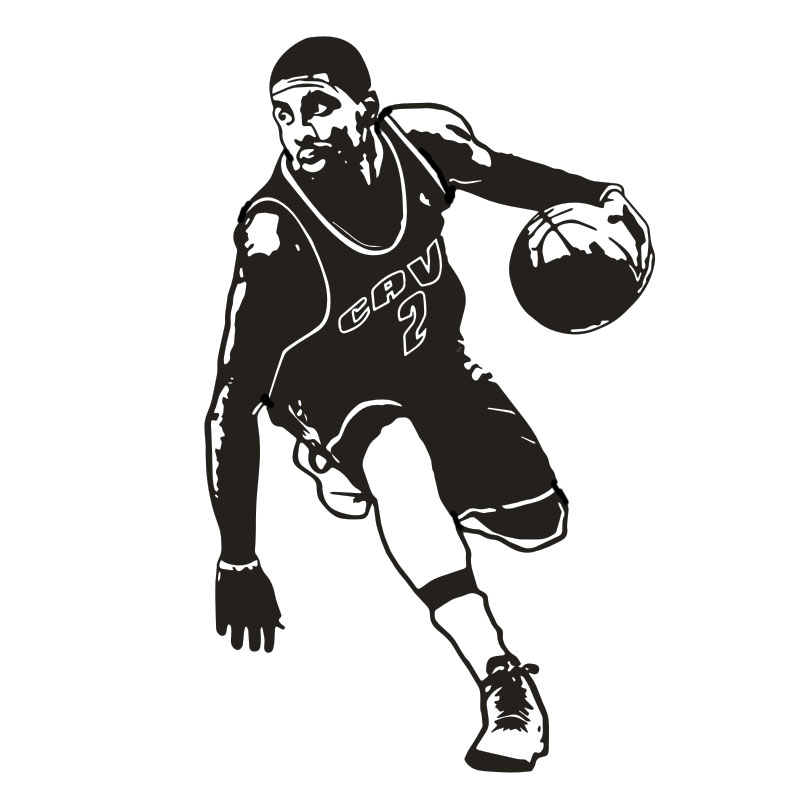 nba篮球球星欧文海报墙贴卧室贴纸房间宿舍墙贴