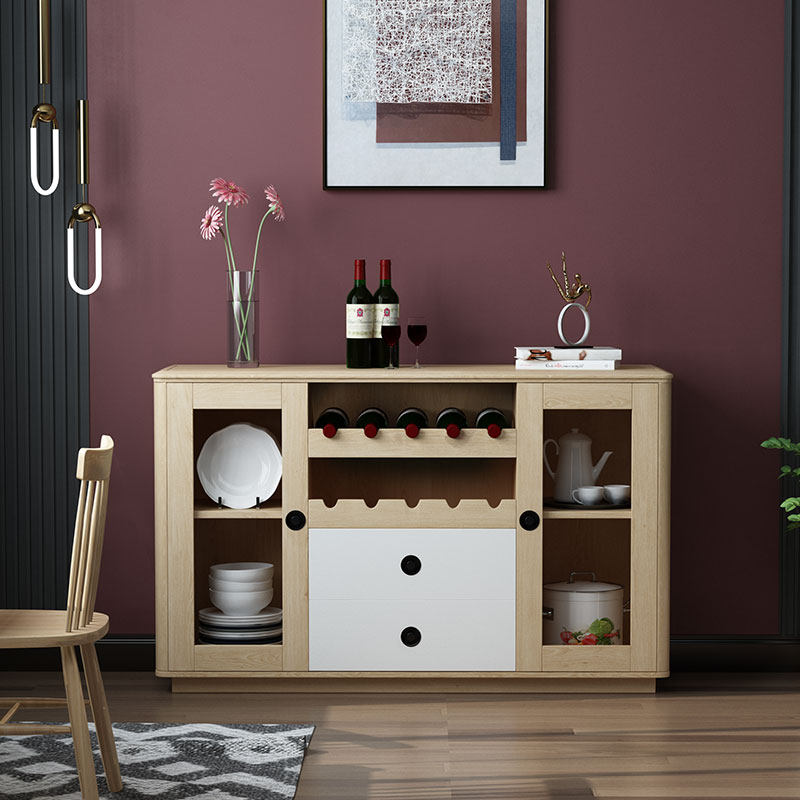 酒柜柜子一体靠墙餐边柜现代简约家用餐厅储物柜厨房餐边柜