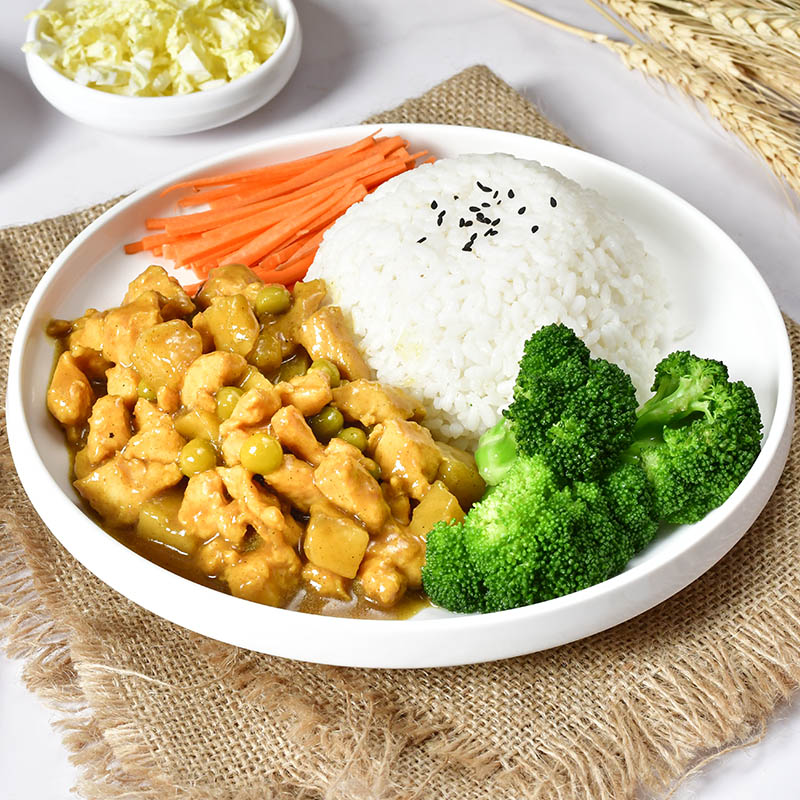 粮农咖喱鸡丁200g10外卖盖浇速食快餐料理半成品自热米饭