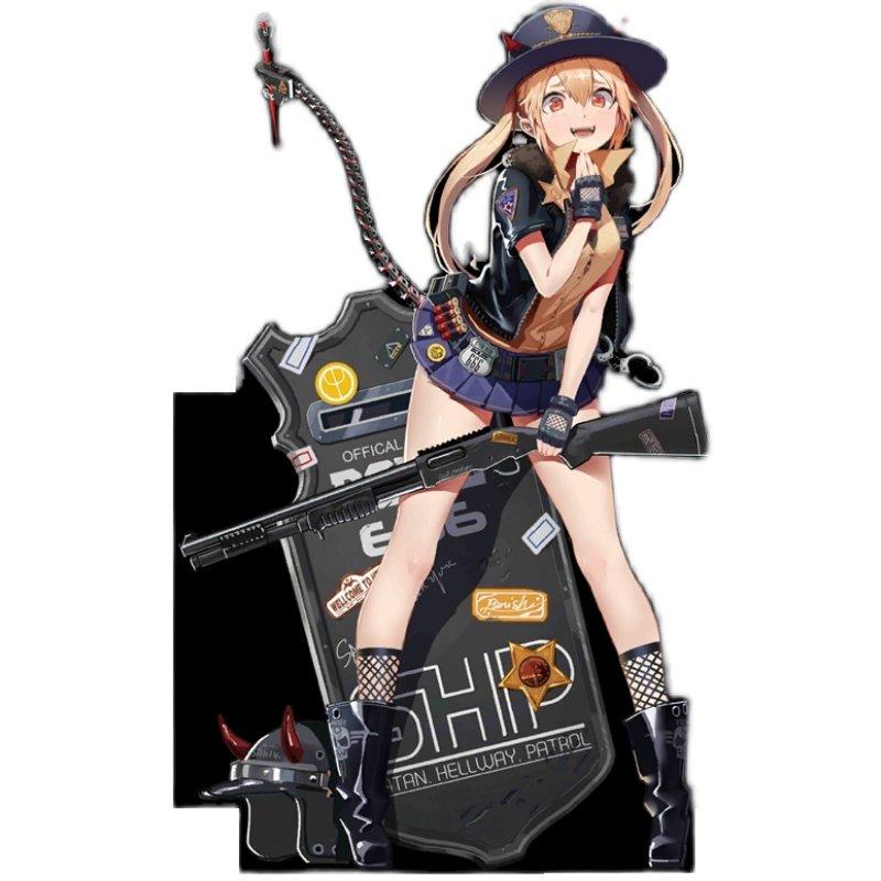 军械少女前线r1r2超级矮子m870配件涂装aka贴章