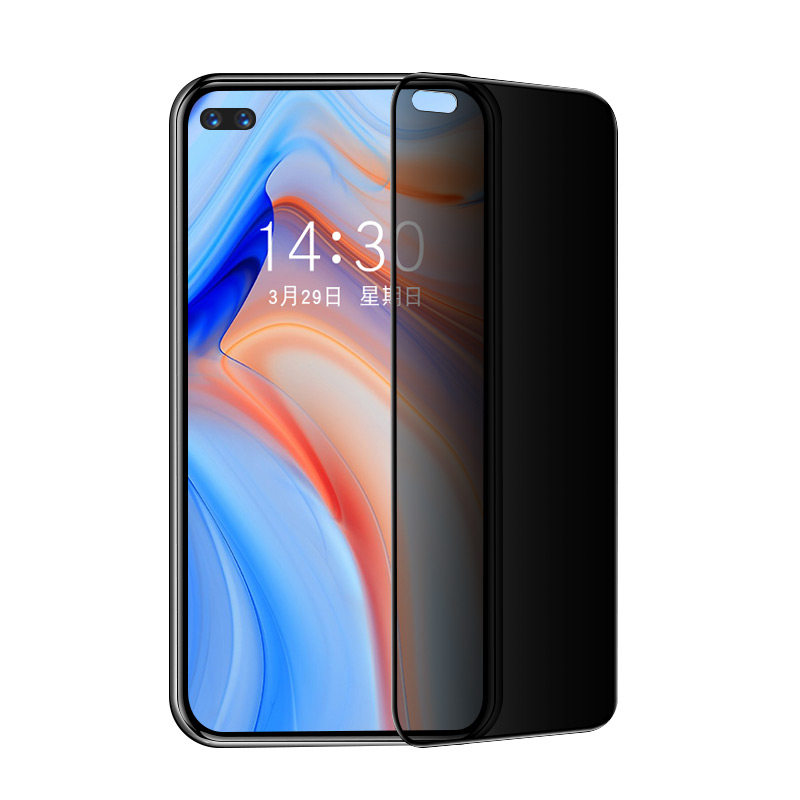 opporeno4高清手机贴手机无白pdpmoo保护reon4ooporeno4钢化手机贴膜