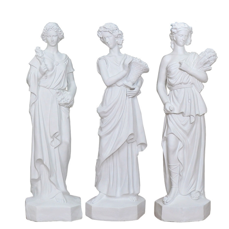 四季女神大型人物雕像装饰品希腊大号石膏摆件摆件