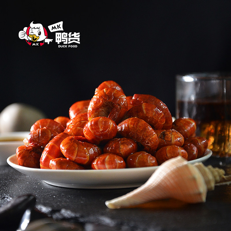 mk鸭货龙虾尾100g锁鲜香麻辣酱卤味海鲜水产海味零食即食特色休闲