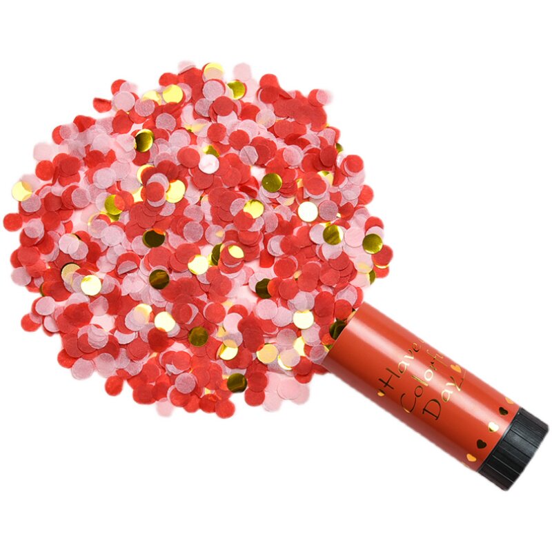 婚礼手推小礼礼炮生日派对花筒手持手拧拉礼花礼花