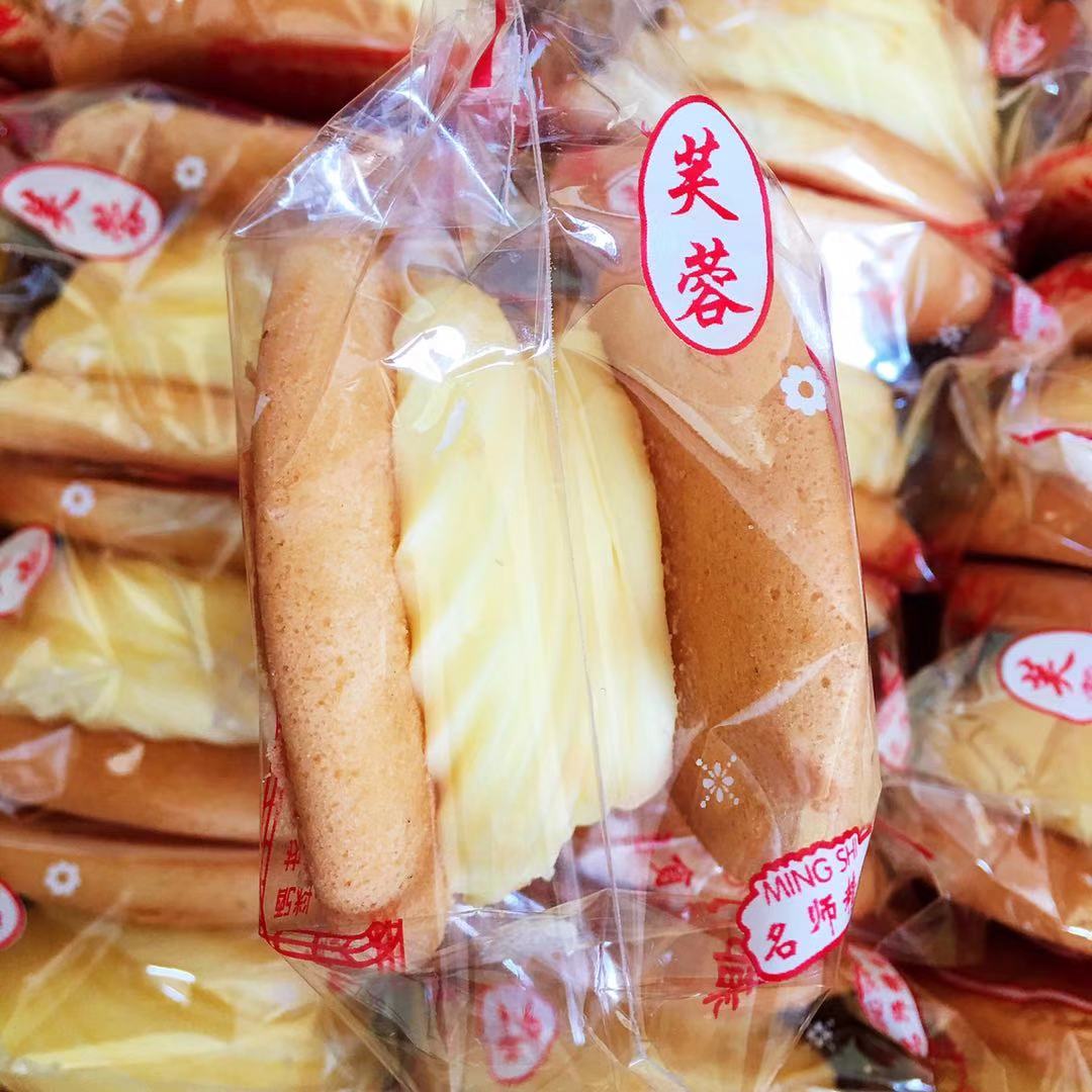 娃娃头硬奶油夹心蛋糕1000g儿时怀旧传统糕点老式甜食零食下午茶