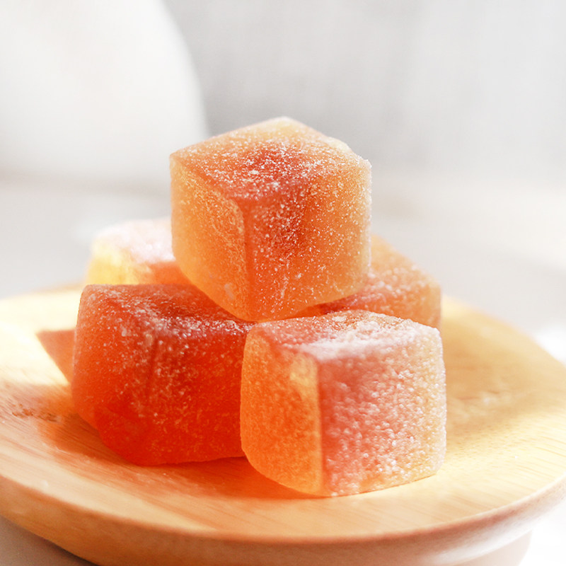 软糖夏日清凉爆浆冰糖雪梨秋梨薄荷夹心果汁软糖
